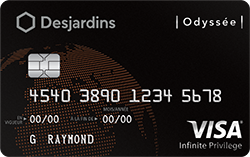 Visa odyssée desjardins